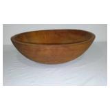 Antique Wood Bread Bowl.