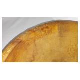 Antique Wood Bread Bowl.