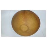 Antique Wood Bread Bowl.