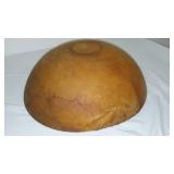 Antique Wood Bread Bowl.