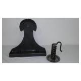 Vintage Cellar-Rat Wrought Iron Candle Holder.