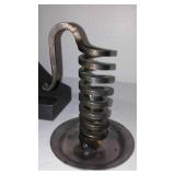 Vintage Cellar-Rat Wrought Iron Candle Holder.
