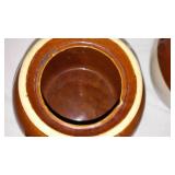 Vintage Glazed Stoneware Ransbottom Robinson Crock