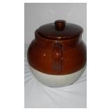 Vintage Glazed Stoneware Ransbottom Robinson Crock