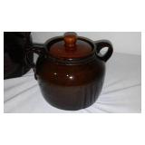 Glazed Bean Pots (2)