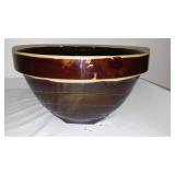 Vintage Redwing and Yellow Ware Pottery Bowls (3).