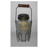 Antique Ball Jar Holder and Replica Décor