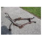 Antique horse Hames, Reins and Rope (2 sets)w/ Storage Tote