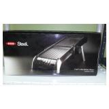 Steel Brand Stainless Steel Mandoline Slicer.