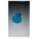 Vintage Fenton and More. Hobnail Perfume Jar, Ruffle Edge vase.