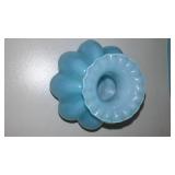 Vintage Fenton and More. Hobnail Perfume Jar, Ruffle Edge vase.