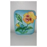 Vintage Fenton and More. Hobnail Perfume Jar, Ruffle Edge vase.