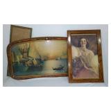 Mamie June Rose Carnegie (Armstrong) and Traders in Harbor of Venice (Ribowsky)