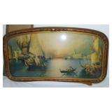 Mamie June Rose Carnegie (Armstrong) and Traders in Harbor of Venice (Ribowsky)