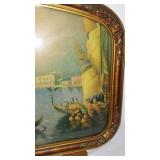 Mamie June Rose Carnegie (Armstrong) and Traders in Harbor of Venice (Ribowsky)