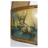 Mamie June Rose Carnegie (Armstrong) and Traders in Harbor of Venice (Ribowsky)