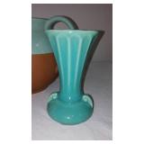 Vintage MCM Aqua Turquoise Camark Pottery Planter and more.