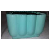 Vintage MCM Aqua Turquoise Camark Pottery Planter and more.