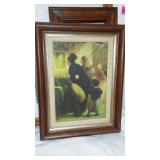 Rembrandt and Daumier Reproduction Framed Art