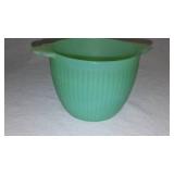 Fire King Jadeite Rainbow Green Pitcher.