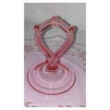Anchor Hocking, Pink Depression Glass, Refrigerator Dish Argyle Co-op.