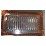 Anchor Hocking, Pink Depression Glass, Refrigerator Dish Argyle Co-op.