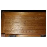 Vintage Trays, Brushes, Curling Irons, Oil lamp and More.