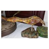 Hanging Clock, wood décor, Wreath, Framed art.