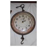 Hanging Clock, wood décor, Wreath, Framed art.