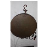 Hanging Clock, wood décor, Wreath, Framed art.