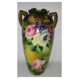 Vintage Hand Painted Vase and Japan Serving Ware (2).