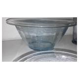 Fire King Blue Philbe Sapphire Glassware.