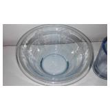 Fire King Blue Philbe Sapphire Glassware.