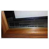 Miller Lite Reflective Plague.