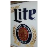 Miller Lite Reflective Plague.