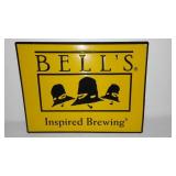 Bells Inspired Brewing Metal Sign.