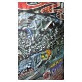 Coors Lite Racing Reflective Picture.