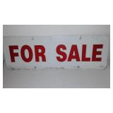 Metal Exit (2) and For Sale Signs.