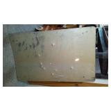 Road Closed Metal Sign.