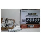 Wisenet Security System. Previously installed