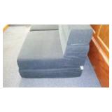 Folding Sofa Bed Chair with Pillow, Convertible Fold Out Chair Bed Sleeper, Foam Floor Mattress (2