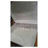 Wood Footlocker and Vintage Suitcases (2) American Tourister Air Luggage.