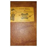 Wood Footlocker and Vintage Suitcases (2) American Tourister Air Luggage.