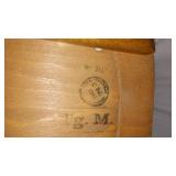 Vintage Wooden Childs Rocking Chair W/ Teddy.