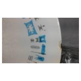 Vintage Texas Ware, Fiesta Ware, GE AM/FM Clock And More.