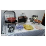 Vintage Texas Ware, Fiesta Ware, GE AM/FM Clock And More.