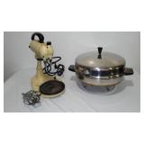 Vintage Hamilton Beach Mixer (Circa 30s) And Farberware Buffet Server.