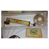 Eclectic Vintage Lot: Whirlwind Vacuum, Chimney Sweep, Canner And More.