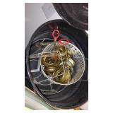 Eclectic Vintage Lot: Whirlwind Vacuum, Chimney Sweep, Canner And More.