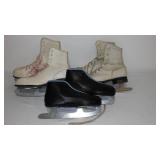 Vintage Youth Ice Skates (3)  Super Cute.